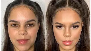 MAKEUP TUTORIAL- HOW TO CONTOUR AND HIGHLIGHT-|EASY MAKEUP FOR BEGINNERS..... TRY THIS NOW!!