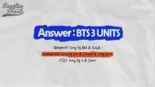 [LEGENDADO] 2020 FESTA: Answer - BTS 3 UNITS 'Jamais Vu' canção de Jin & J-hope & Jung Kook