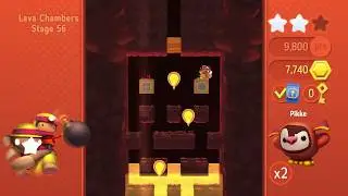 Starlit Adventures Lava Chambers Stage 56 Boss PS4