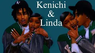 Sims 4 CAS | Kenichi & Linda + CC Folder & Sim Download
