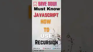 Recursion in Javascript #shorts #shortsfeed #trending