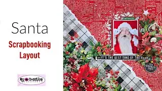 Create a Festive Santa Layout with Me- My Creative Scrapbook