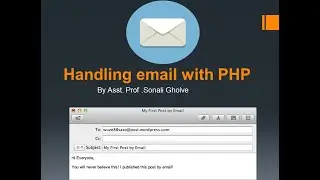 Handling Email with PHP| mail() in PHP| Internet Programming 2 Sending Email with PHP