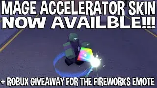 NEW Mage Accelerator skin in the game! (+1000 ROBUX GIVEAWAY) - Tower Defense Simulator - ROBLOX
