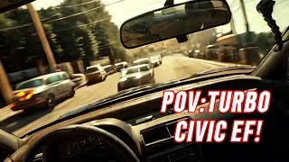POV RIDE ALONG in My B Swapped Turbo Civic EF