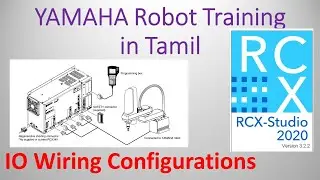 Yamaha Robot Training in Tamil #3 Robot Controller HW IO Wiring Configuration | RCX-Studio 2020