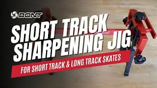 Bont sharpening jig for ice speed skating short track and long track