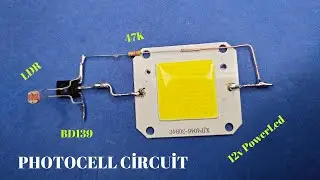 12v POWERLED ve LDR KULLANARAK FOTOSEL DEVRESİ YAPIMI