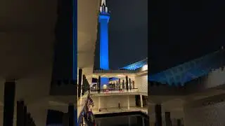Merdeka 118 Tower - Night View from National Mosque Kuala Lumpur #merdeka118 #virtualwalkingtour