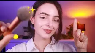ASMR follow along with your eyes open then closed ✨ random sleepy triggers to help you fall sleep