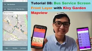Kivy Mobile App #08 | Show Nearby Bus Services on Mapview