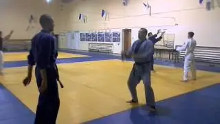 Game exercises for development of dexterity and coordination with a knife