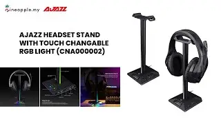 AJAZZ HEADSET STAND WITH TOUCH CHANGABLE RGB LIGHT (CNA000002)