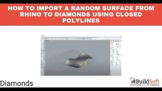 How to import a random surface from Rhino to Diamonds using closed polylines
