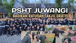 RATUSAN TAKJIL GRATIS!!!DI BAGIKAN OLEH WARGA PSHT