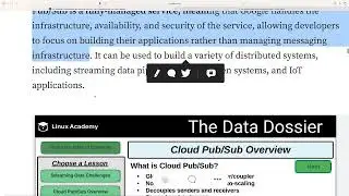 Stream Processing Pipeline - Using Pub/Sub 