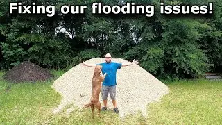 Fixing our flooding issues with rock! #791