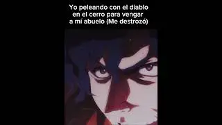 Yo peleando con el diablo en el cerro (Me destrozó) | Overlord meme