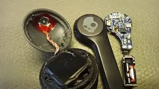Ремонт TWS наушников Skullcandy. Разборка, внутренняя компоновка.