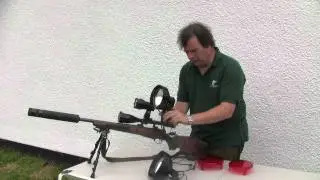 A1 DECOY SCOPE MOUNDTED  HID  HUNTING LAMP DEMO