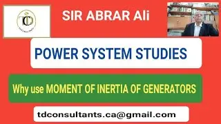 Generator MOMENT OF INERTIA why use in system studies