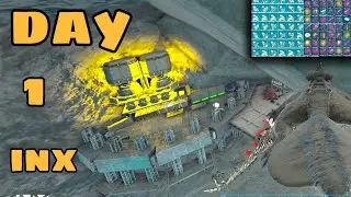 Ark PvP INX Raid Day 1 Solo The Hardest 1000 Hours