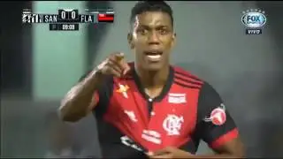 Santos 0 x 1 Flamengo - GOL DE BERRIO. #ForçaEderson