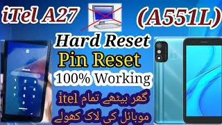Itel A27(A551L) Hard Reset : How To Unlock Pin & Pattern Itel A27