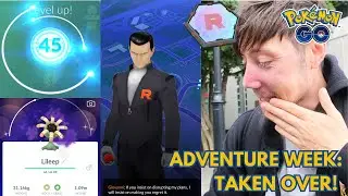 Shiny Shadow Hunting and Giovanni During the Adventure Week Taken Over Event in Pokemon GO