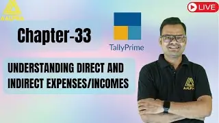 CHAPTER-33 UNDERSTANDING DIRECT AND INDIRECT EXPENSES / INCOMES