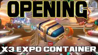 WotB OPENING 3 EXPO CONTAINERS !!  HAVE WE FOUND ANYTHING ?