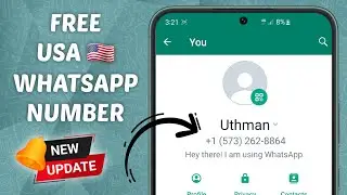 How To Get Free USA 🇺🇸 Number For WhatsApp verification 2023 | Free us whatsapp 2023