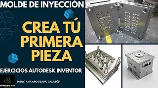 Ejercicios INVENTOR MOLDE INYECCION  Ejercicio 1