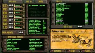 Let's Play Fallout - Incomplete - Part 1: Making My Character