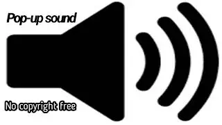 Pop-up sound| No copyright free |part 1