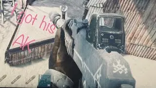 I wanted his AK