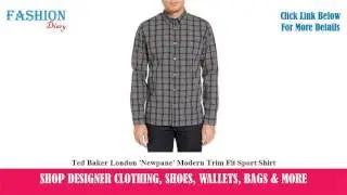 ★★★ Ted Baker London 'Newpane' Modern Trim Fit Sport Shirt ★★★
