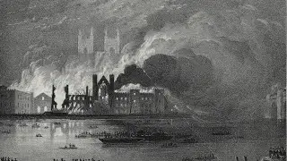 This BLAZING Fire Wrecked The Houses Of Parliament...