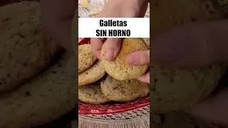Galletas SIN HORNO en la Sartén 🍪 #postressinhorno #galletas #recetas #postresfaciles