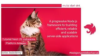 Nest JS Tutorial Indonesia #5 - Platform Adapter