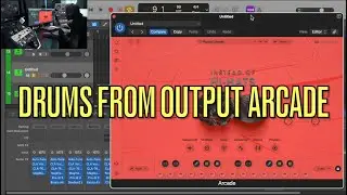 Drums within output arcade- breakdown  in Logic Pro
