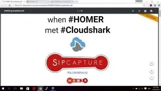 Webinar: VoIP analysis in CloudShark featuring HOMER SIP Capture