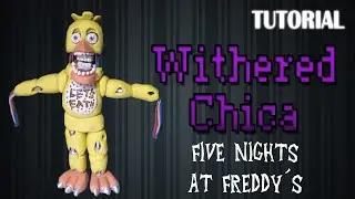 Tutorial Withered/Old Chica en Plastilina / FNaF / How to make a Withered/Old Chica with Clay