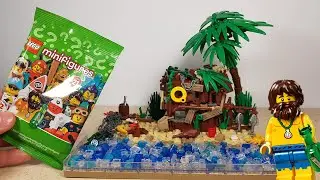 LEGO Минифигурки 21 СЕРИЯ -  самоделка #60 РОБИНЗОН КРУЗО