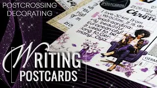 ✒️ WRITING & Decorating postcards | Sep 2024 | #18 | POSTCROSSING