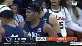 First half // Penn State vs #17 Illinois Basketball Game Highlights 12 10 2022