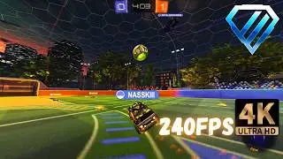 Rocket League 2v2, Diamond 2 lobby | 4K 240fps Gameplay