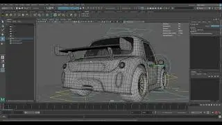 Toony Car Rig Maya #maya #car #rigging #Autodesk