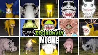 ZOONOMOLY MOBILE -ALL Jumpscares & All Monsters + All Bosses