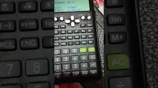How to reset a calculator